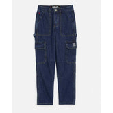 Soviet Boys Rhythm Oversized Cargo Denim Dark Indigo