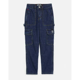 Soviet Boys Rhythm Oversized Cargo Denim Dark Indigo