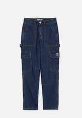 Soviet Boys Rhythm Oversized Cargo Denim Dark Indigo