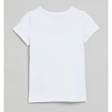 Guess Girls T-Shirt In White & Pink
