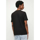 Diesel Mens Black Orange T-Adust-R7 T-Shirt