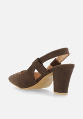 Plum Ladies Amber Heels In Chocolate