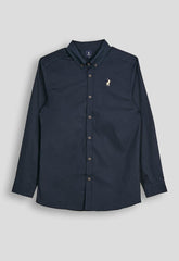 Polo Boys Nicholas Ls Shirt Navy