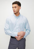 Pringle Mens Roland Long Sleeve Classic Shirt In Light Blue
