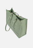 Elle Cut Out Shopper Bag In Green
