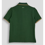 Soviet Boys Short Sleeves Fashion Golfer In Bottle Green