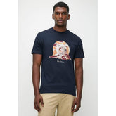 Ben Sherman Tar Guitar Mens T-Shirt In Navy