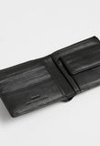 Polo Billfold Wallet With Coin Insert In Black