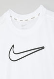 Nike Girls All Day Play Dri-Fit T-Shirt In White