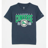 Converse Boys Collegiate Crest T-Shirt In Navy