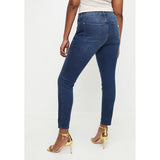 Guess Womens Cumberland Curve Jeans In Dark Wash