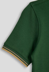 Soviet Mens Stretch Pique Golfer In Bottle Green
