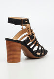 Miss Black Ladies Hazel 1 Heels In Black