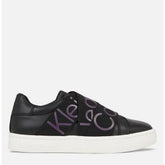 Calvin Klein Classic Cupsole Laceup Black and Amethyst