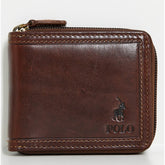 Polo Kenya Zip Around Wallet In Brown