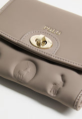 Polo Womens Luna Trifold Purse In Mushroom