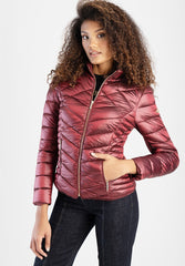 Sissyboy Cropped Burgandy Puffer Ravilla Jacket