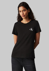 Calvin Klein 2-Pack Monologo Slim T-shirt In Black Multi