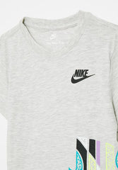 Nike Kiddies Short Sleeve Tee - Grey Heather