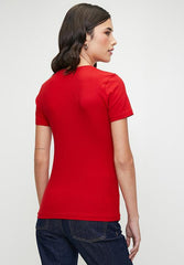Polo 0055240 Wmn Allie Ss T-Shirt Red