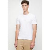 Guess Mens Aidy Cn Ss Tee White