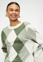 Pringle Jane Argyle Jersey Multi