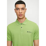 Ben Sherman Mens Golfer In Piquent Green