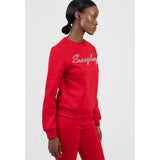 Sissy boy Womens Logo Sweatshirt With Cursive In Red