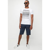Soviet Mens Vivid Fashion T-Shirt In White