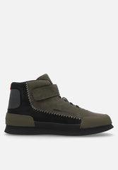 Mazerata Mens Valentino 26 Faux Nubuck Shoes Olive