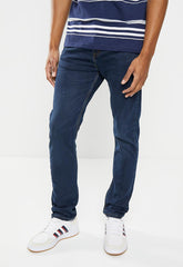 Levis Mens 510 Skinny Za Goldenrod Jeans In Mid Blue