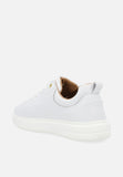 Polo Womens Leather Sneakers In White