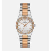 Daniel Klein Ladies Silver Watch In Silver & Gold