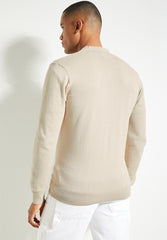 Bensherman Mens Sustained Grey Knit Cardigan