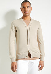 Bensherman Mens Sustained Grey Knit Cardigan