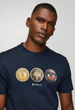 Ben Sherman Ball 260G T-Shirt Navy