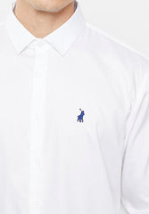 Polo Mens Custom Fit Greig White Shirt