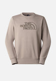 The North Face Mens Drew Peak Crew Stone Slab/New Taupe Green