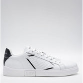 Replay Mens Polys Stamp Sneakers In White & Black