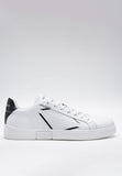 Replay Mens Polys Stamp Sneakers In White & Black