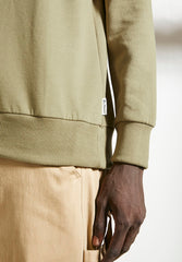 Ben Sherman Mens Target Crew Sweater Olive