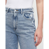 Guess High Rise Mom Light Wash