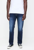 Guess Mens Slim Straight Jeans In Dark Wash