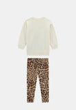 Guess Kids Ls/Leggings 2Pc Leopard Set