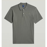 G-Star Raw Mens Dunda Overdyed Slim Polo Short Sleeve Shirt In Orphus