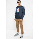 Ben Sherman Mens Target Crew Sweater Navy