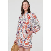 Mandi Womens Blouse In Multi