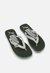 Puma Mens First Flip Brushed ZADP Sandals In Deep Forest/Platnium Gray