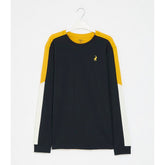 Polo Boys David Colour Blocked Long Sleeve T-Shirt In Navy