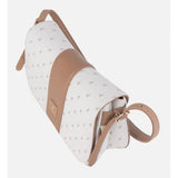 Polo Kensington Flapover Shoulder Bag In White